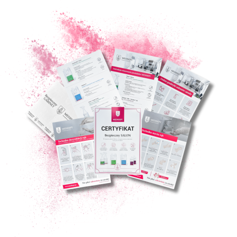 MEDISEPT Bezpieczny Salon Beauty | CERTYFIKAT + MATERIAŁY INFORMACYJNE - 2