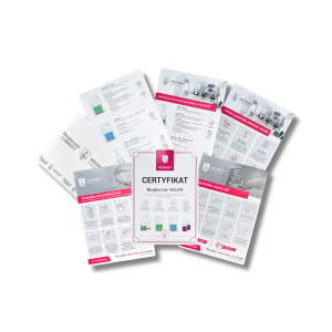 MEDISEPT Bezpieczny Salon Beauty | CERTYFIKAT + MATERIAŁY INFORMACYJNE