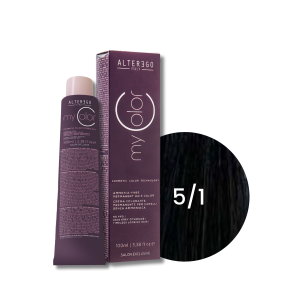 ALTER EGO MY COLOR trwała farba do włosów bez amoniaku 100 ml | 5/1