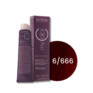 ALTER EGO MY COLOR trwała farba do włosów bez amoniaku 100 ml | 6/666