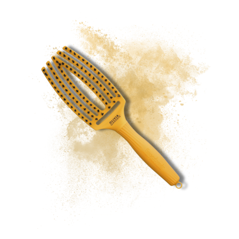 OLIVIA GARDEN FINGERBRUSH COMBO M szczotka z włosiem dzika | Sunflower - 2