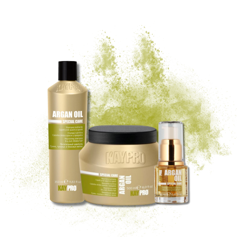 KAYPRO ARGAN OIL zestaw | szampon 350 ml + maska 500 ml + serum 20 ml - 2