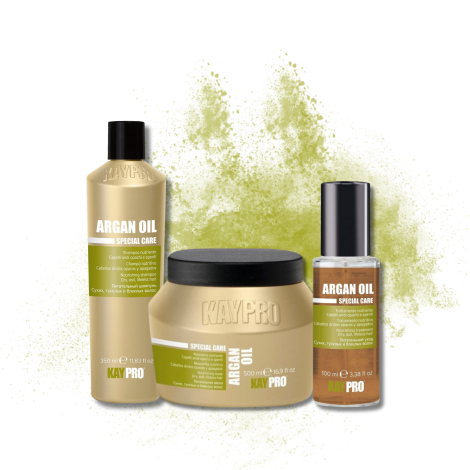 KAYPRO ARGAN OIL zestaw | szampon 350 ml + maska 500 ml + serum 100 ml - 2