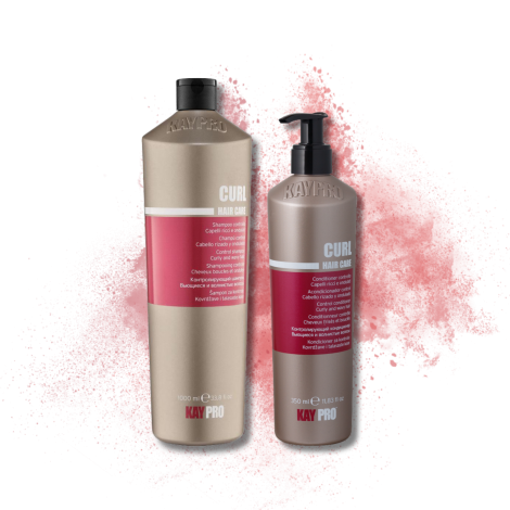 KAYPRO CURL zestaw loki | szampon 1000 ml + odżywka 350 ml - 2