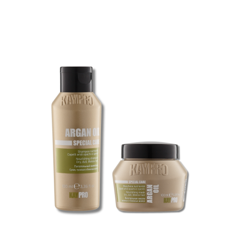 KAYPRO ARGAN OIL zestaw odżywczy z arganem | szampon 100 ml + maska 100 ml - 2