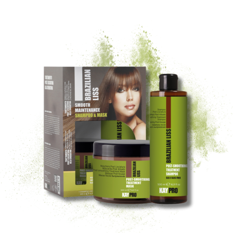KAYPRO BRAZILIAN LISS zestaw wygładzający | szampon 500 ml + maska 500 ml - 2