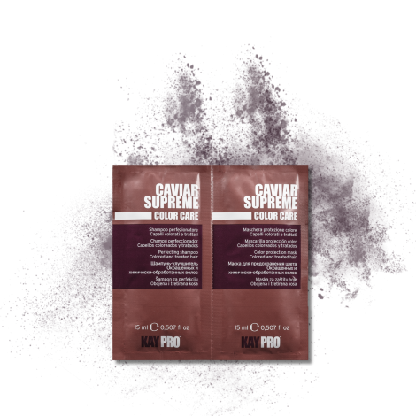 KAYPRO CAVIAR SUPREME zestaw rewitalizujący | szampon 15 ml + maska 15 ml - 2