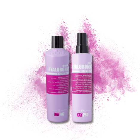 KAYPRO HYALURONIC zestaw na objętość | szampon 350 ml + odżywka 200 ml - 2