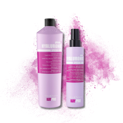 KAYPRO HYALURONIC zestaw na objętość | szampon 1000 ml + odżywka 200 ml - 2