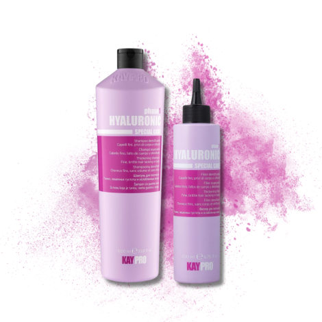 KAYPRO HYALURONIC zestaw na objętość | szampon 1000 ml + kuracja 200 ml - 2