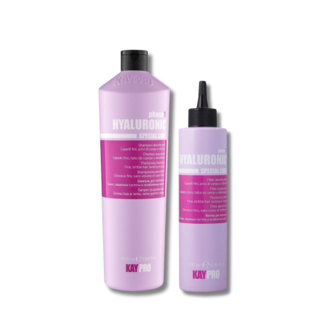 KAYPRO HYALURONIC zestaw na objętość | szampon 1000 ml + kuracja 200 ml