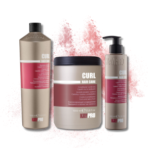 KAYPRO CURL zestaw loki | szampon 1000 ml + odżywka 1000 ml + krem 200 ml - image 2