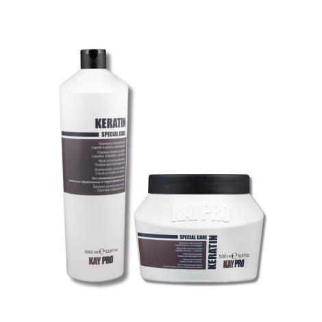 KAYPRO KERATIN zestaw | szampon 1000 ml + maska 500 ml