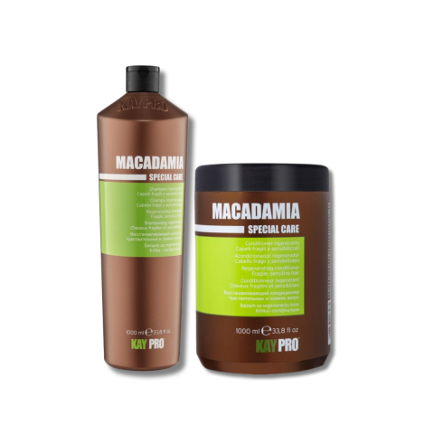 KAYPRO MACADAMIA zestaw | szampon 1000 ml + odżywka 1000 ml