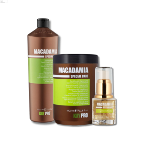 KAYPRO MACADAMIA zestaw | szampon 1000 ml + odżywka 1000 ml + serum 20 ml