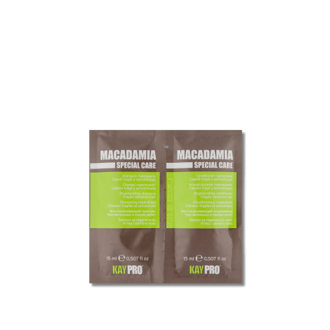 KAYPRO MACADAMIA zestaw | szampon 15 ml + odżywka 15 ml