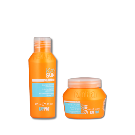 KAYPRO KAYSUN zestaw po opalaniu na słońcu | szampon 100 ml + maska 100 ml - 2