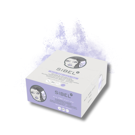 SIBEL ALU PRE-CUT pocięta folia gofrowana do pasemek 300 szt. | Fioletowa - 2