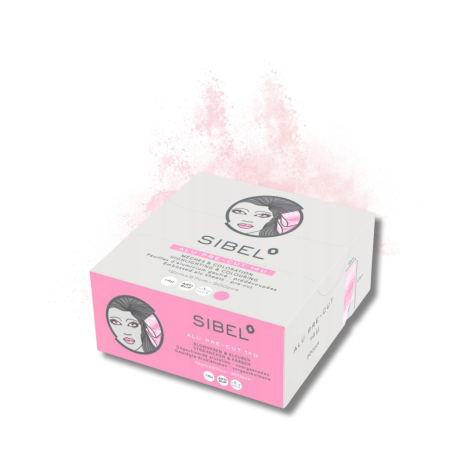 SIBEL ALU PRE-CUT pocięta folia gofrowana do pasemek 300 szt. | Jasny Róż - 2