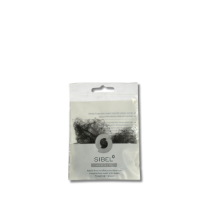 SIBEL siatka cieńka siateczka do koka 2 szt. | Czarna