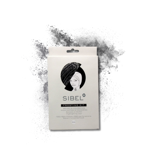 SIBEL FROSTING czepek wiązany z szydełkiem 5 szt. - 2