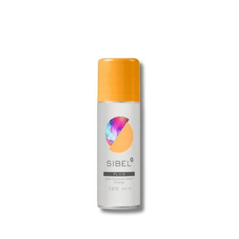 SIBEL HAIR COLOUR SPRAY FLUO lakier fluorescencyjny 125 ml | Pomarańczowy