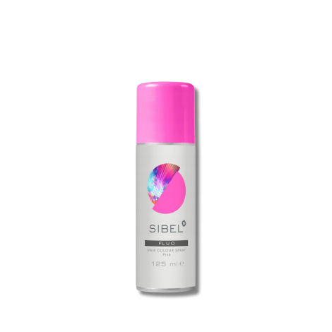 SIBEL HAIR COLOUR SPRAY FLUO lakier fluorescencyjny 125 ml | Różowy