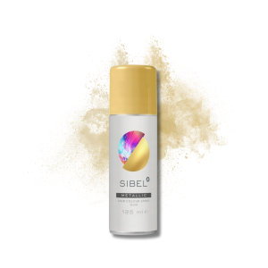 SIBEL HAIR COLOUR SPRAY METALLIC lakier metaliczny 125 ml | Złoty - image 2
