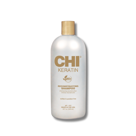 CHI KERATIN Shampoo szampon odbudowujący do włosów z keratyną 946 ml