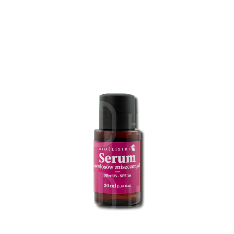 BIOELIXIRE + serum do zniszczonych włosów z filrem UV SPF16 20 ml