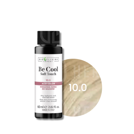BIOELIXIRE BE COOL SOFT TOUCH kwasowa farba do włosów olejowa 60 ml | 10.0