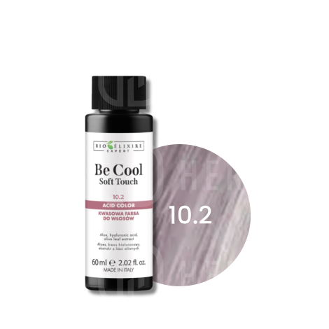 BIOELIXIRE BE COOL SOFT TOUCH kwasowa farba do włosów olejowa 60 ml | 10.2