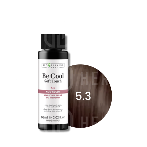 BIOELIXIRE BE COOL SOFT TOUCH kwasowa farba do włosów olejowa 60 ml | 5.3