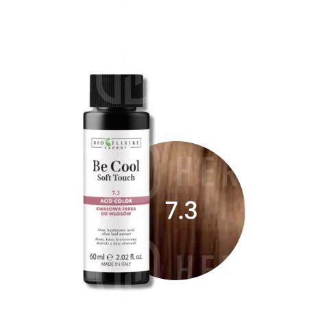 BIOELIXIRE BE COOL SOFT TOUCH kwasowa farba do włosów olejowa 60 ml | 7.3