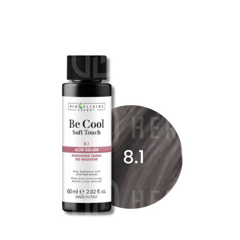 BIOELIXIRE BE COOL SOFT TOUCH kwasowa farba do włosów olejowa 60 ml | 8.1