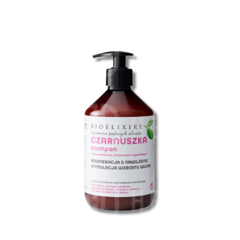 BIOELIXIRE ESSENTIAL szampon regenerujący do włosów z czarnuszką 500 ml