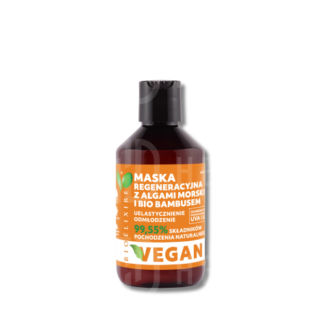 BIOELIXIRE ESSENTIAL Vegan maska z bio bambusem i algami morskimi 300 ml