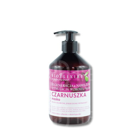 BIOELIXIRE PRO SALON Czarnuszka maska z czarnuszką do włosów 500 ml