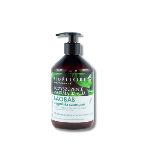BIOELIXIRE PRO SALON Vegan Baobab szampon wegański do włosów 500 ml