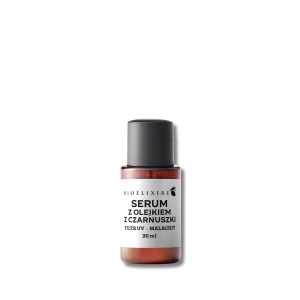 BIOELIXIRE SERUM serum z olejkiem z czarnuszki malachit 3w1 filtr UV 20 ml