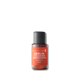 BIOELIXIRE SERUM z olejkiem arganowym 3w1 filtr UV ochrona do 220°C 20 ml