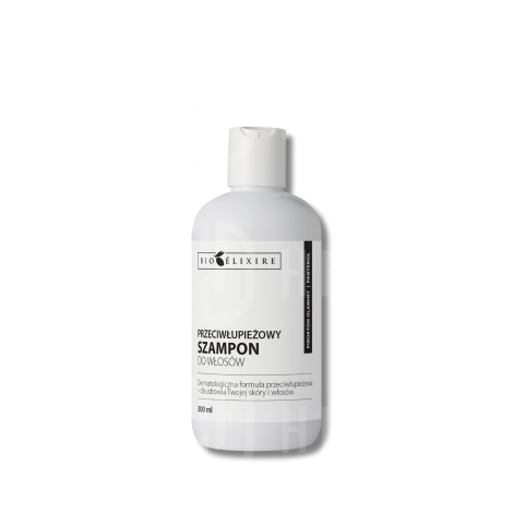 BIOELIXIRE szampon przeciwłupieżowy do włosów panthenol + masło shea 300 ml