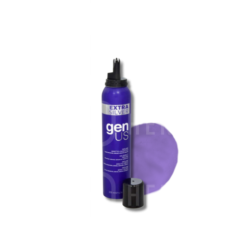 GENUS EXTRA SILVER pianka neutralizująca żółte odcienie efekt lodu 200 ml - 2