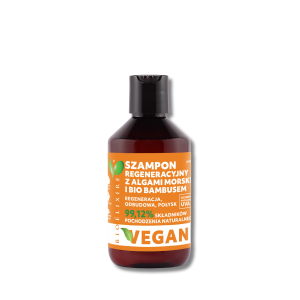 BIOELIXIRE ESSENTIAL Vegan Bio Bambus Algi Morskie szampon do włosów 300 ml