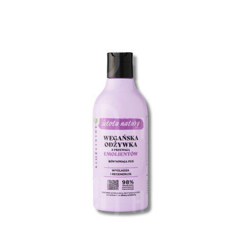 BIOELIXIRE ISTOTA NATURY Wegańska odżywka emolientowa do włosów 400 ml