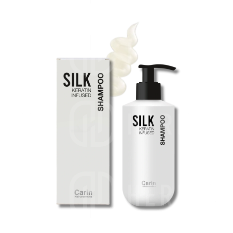 CARIN SILK keratynowy szampon regenerujący nawilżający do włosów 250 ml - 2