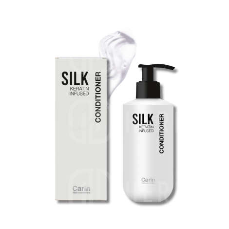 CARIN SILK keratynowa odżywa wygładzająca nawilżająca do włosów 200 ml - 2