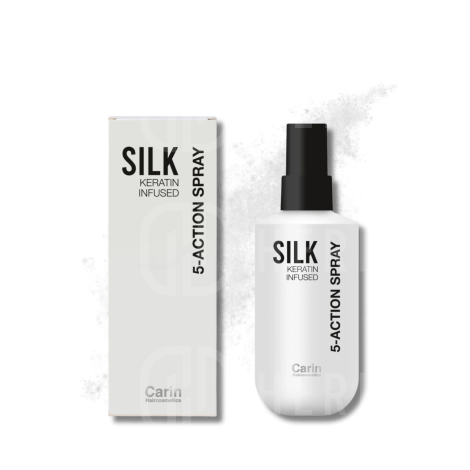 CARIN SILK keratynowy spray termoochronny do włosów bez spłukiwania 150 ml - 2