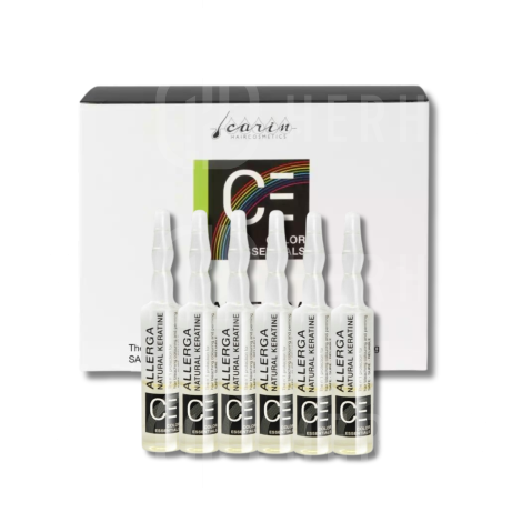 CARIN ALLERGA Natural Keratine ampułki keratynowe do włosów 6 x 7,5 ml
