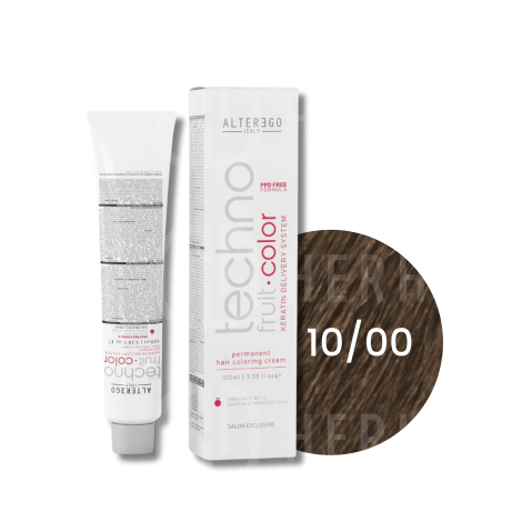 ALTER EGO TECHNOFRUIT trwała farba do włosów z keratyną 100 ml | 10/00